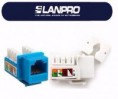 JACK COUPLER AMARILLO CAT6 LANPRO